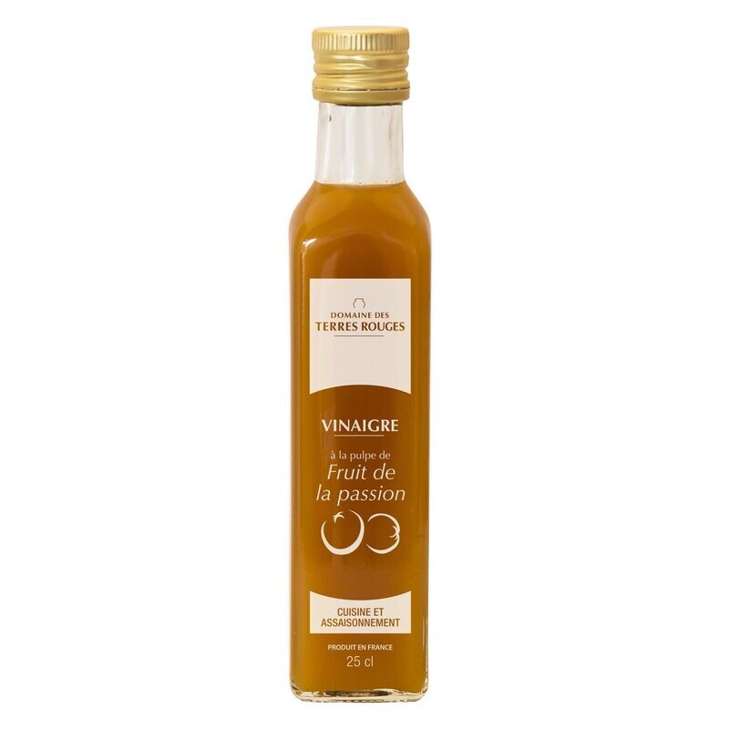 VINAIGRE A LA PULPE DE FRUIT DE LA PASSION - 25cl