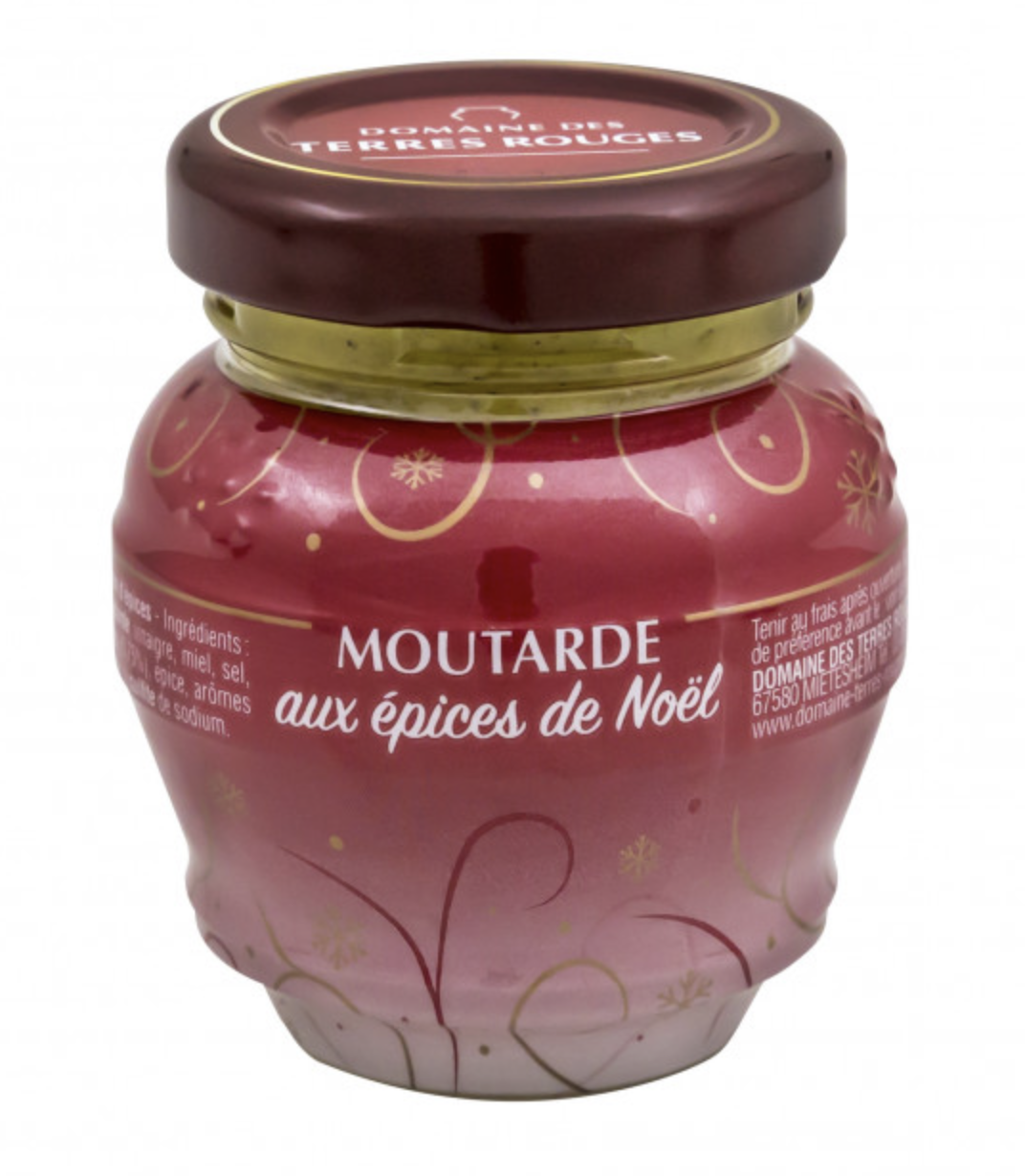 MOUTARDE FRANÇAISE AUX EPICES DE NOEL - 200gr