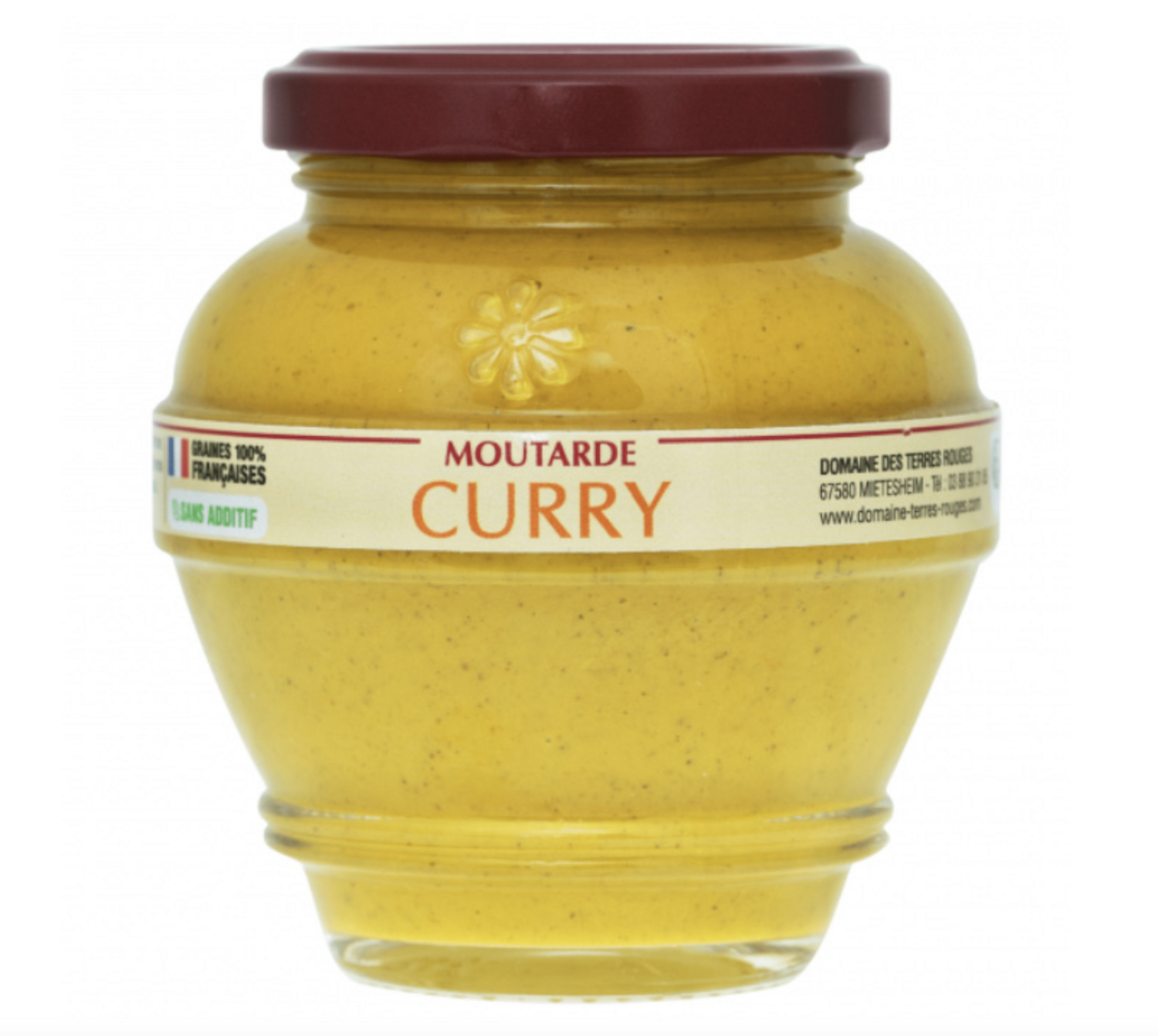 MOUTARDE FRANCAISE - AU CURRY - 200g
