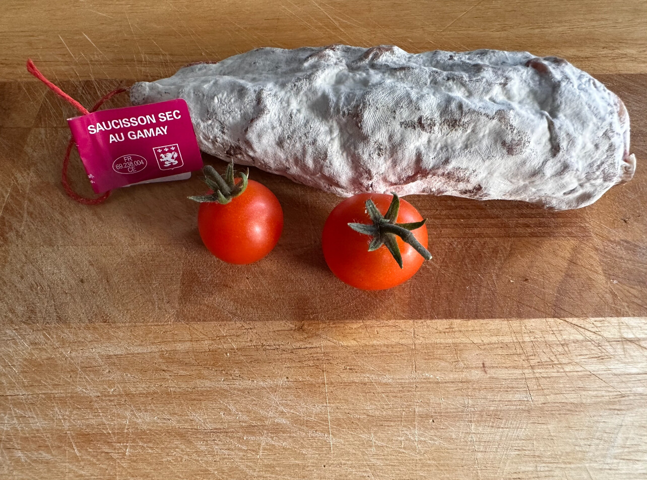 SAUCISSON AU VIN ROUGE GAMAY -200gr