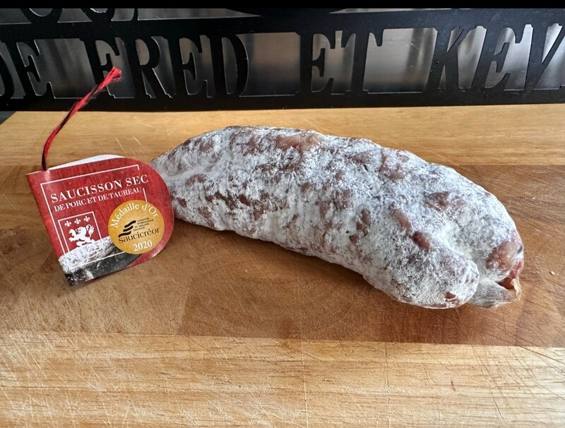SAUCISSON AU TAUREAU - 200 gr