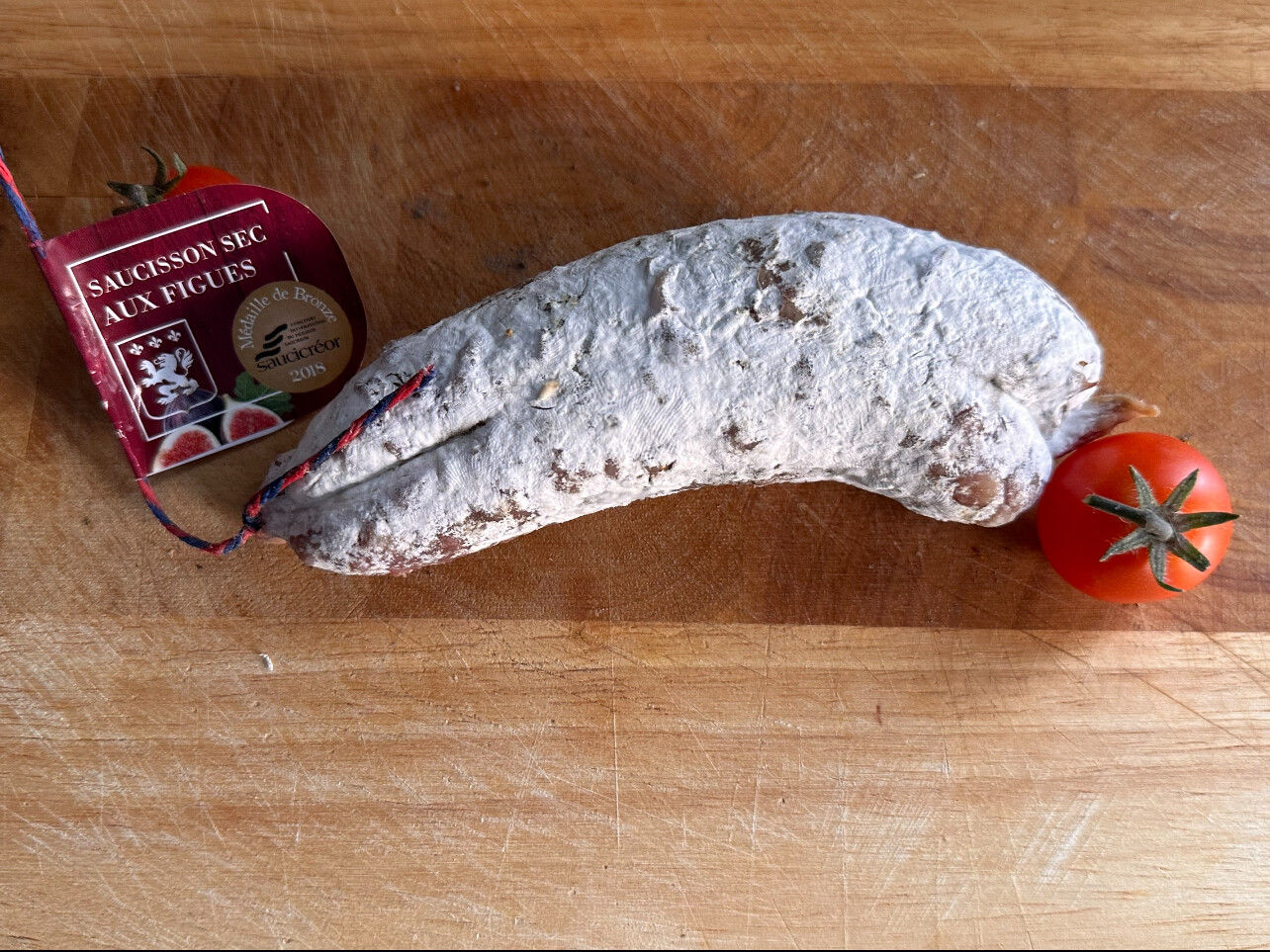 SAUCISSON AUX FIGUES - 200 gr