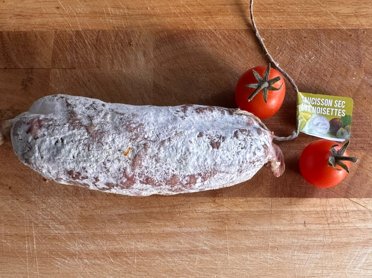 SAUCISSON AUX NOISETTES - 200 gr