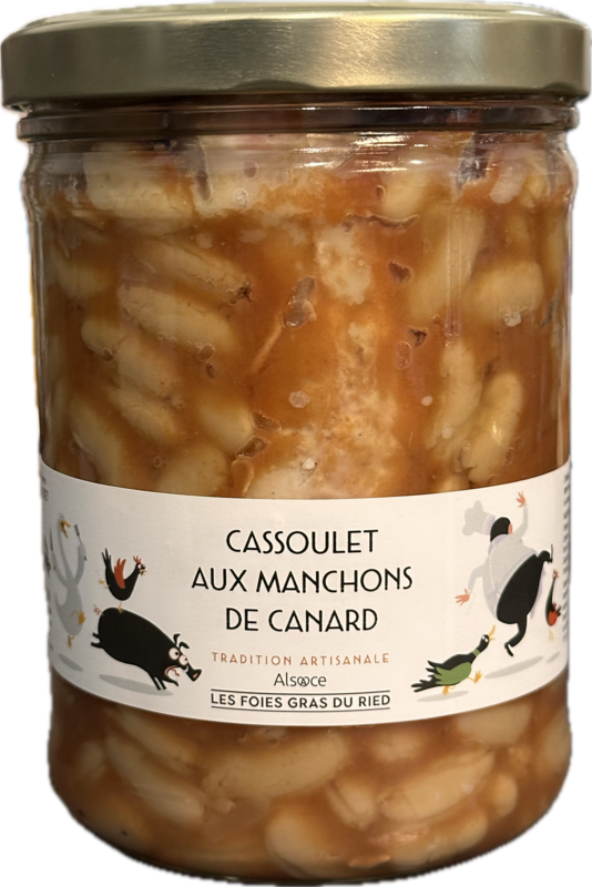 CASSOULET AUX MANCHONS DE CANARD - 900gr