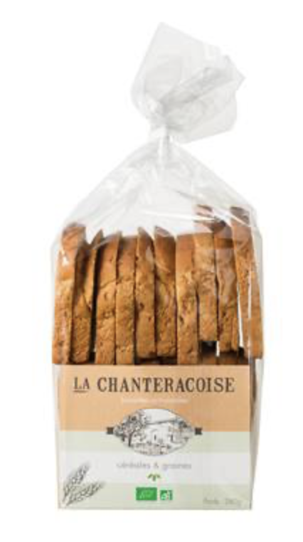 LA BISCOTTE BIO &quot;CEREALES ET GRAINES&quot; - 280gr