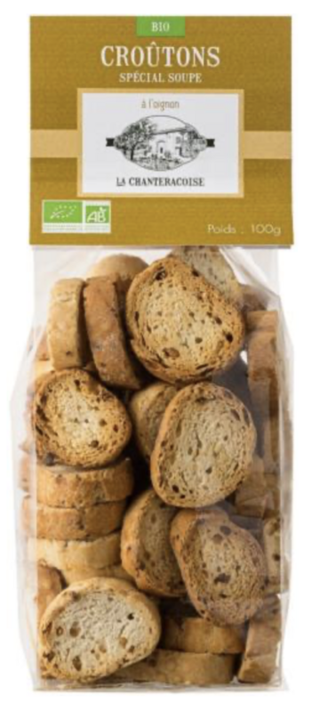 LES CROUTONS : A L&#39;OIGNON - 100gr