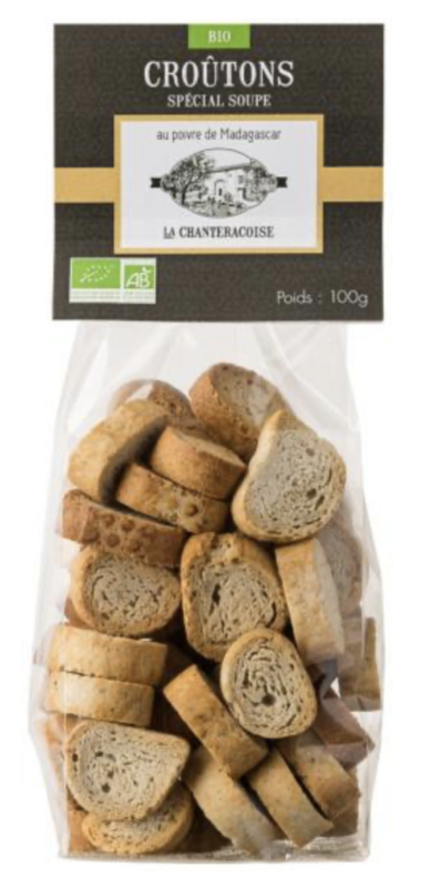 LES CROUTONS : AU POIVRE DE MADAGASCAR - 100gr