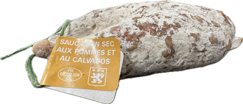 SAUCISSON POMMES CALVADOS - 200gr -