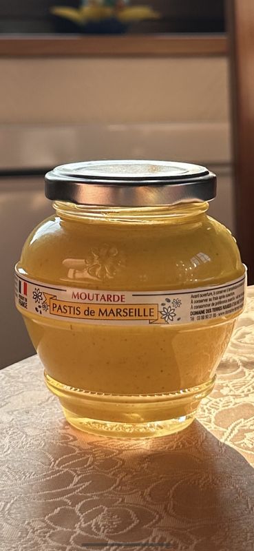 MOUTARDE FRANÇAISE AU PASTIS DE MARSEILLE - 200gr