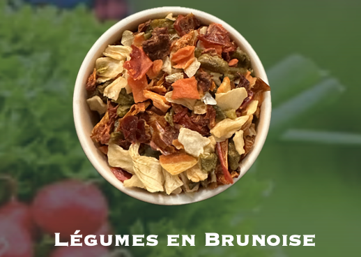 GROS VOLUMES : LA BRUNOISE DE LEGUMES - 500gr