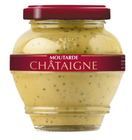 MOUTARDE FRANCAISE - RECETTE A LA CHATAIGNE - 55gr