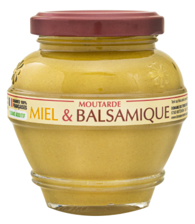 MOUTARDE FRANCAISE - MIEL ET BALSAMIQUE - 55gr