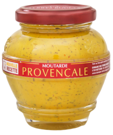 MOUTARDE FRANÇAISE - RECETTE  PROVENCALE - 200g