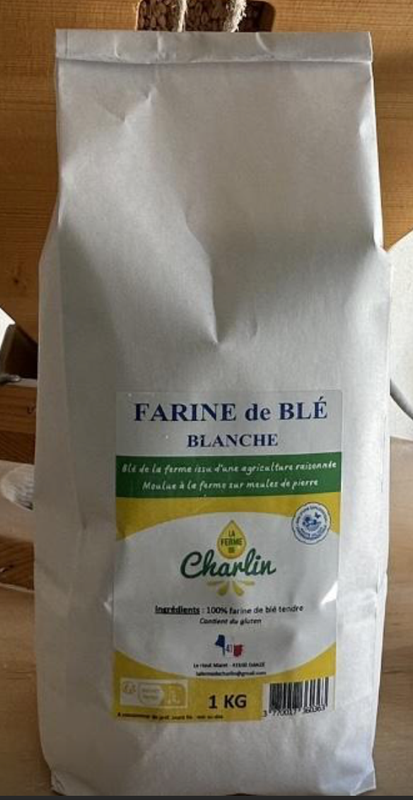 FARINE DE BLE BLANCHE DE LA FERME - 1kg