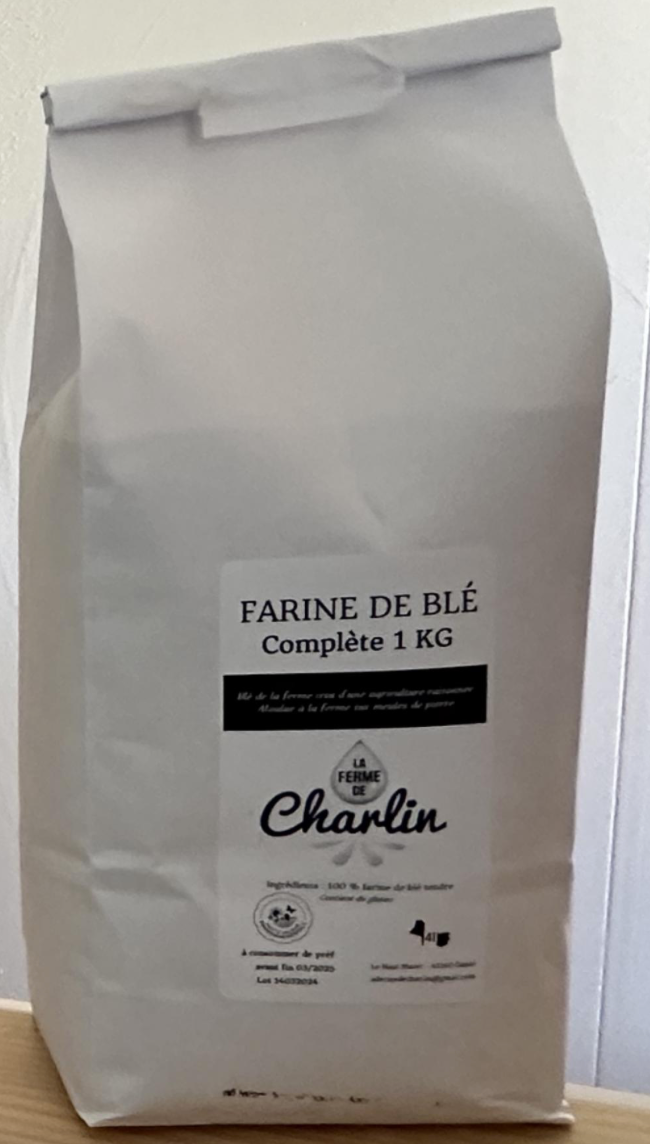 FARINE DE BLE COMPLETE DE LA FERME - 1kg