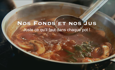 NOS FONDS ET NOS JUS DE RÔTI