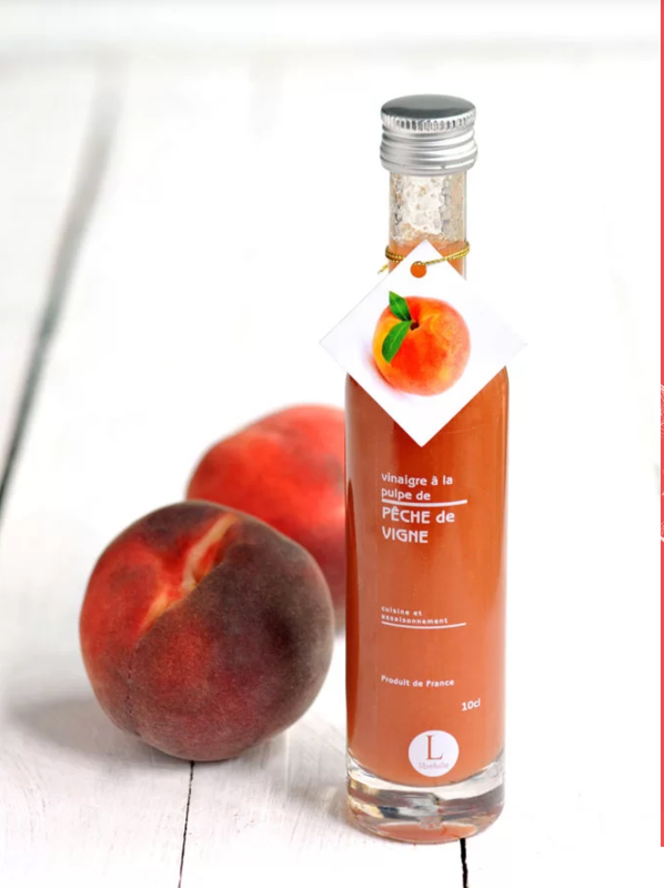 VINAIGRE PREMIUM À LA PULPE DE PÊCHE DE VIGNE - 10CL