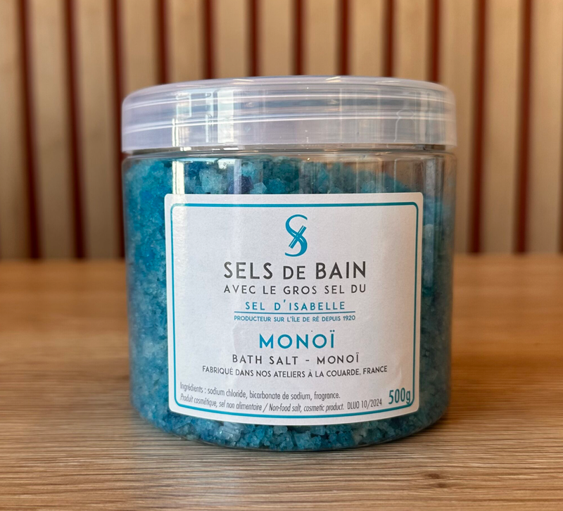 LE SEL DE BAIN D&#39;ISABELLE AU MONOI - 500GR