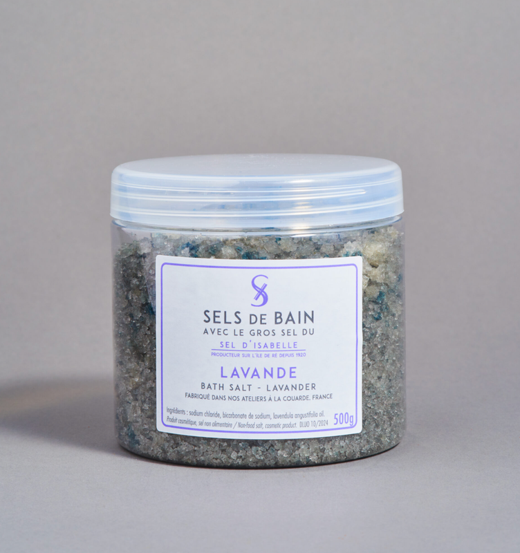 LE SEL DE BAIN D&#39;ISABELLE A LA LAVANDE - 500GR