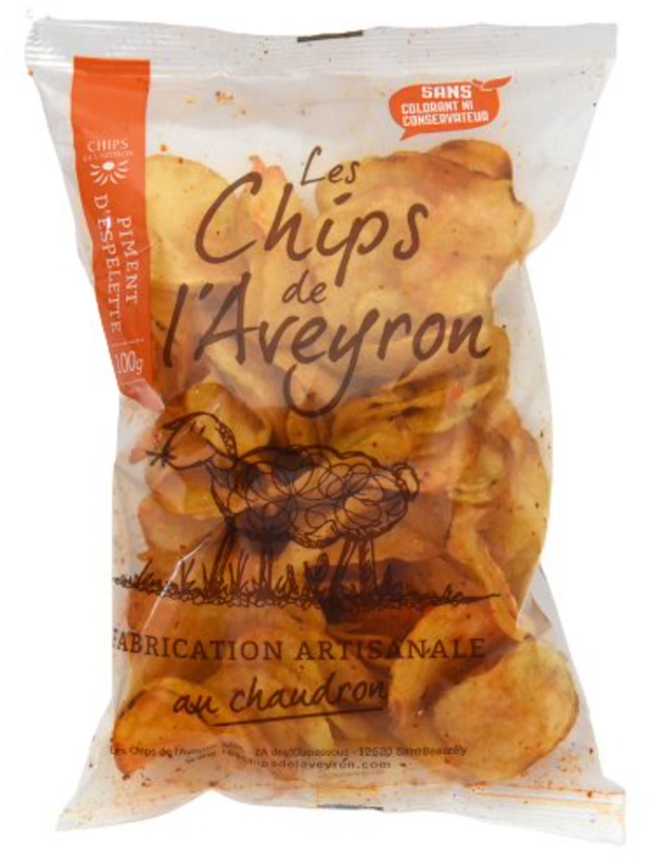 CHIPS AU PIMENT D&#39;ESPELETTE