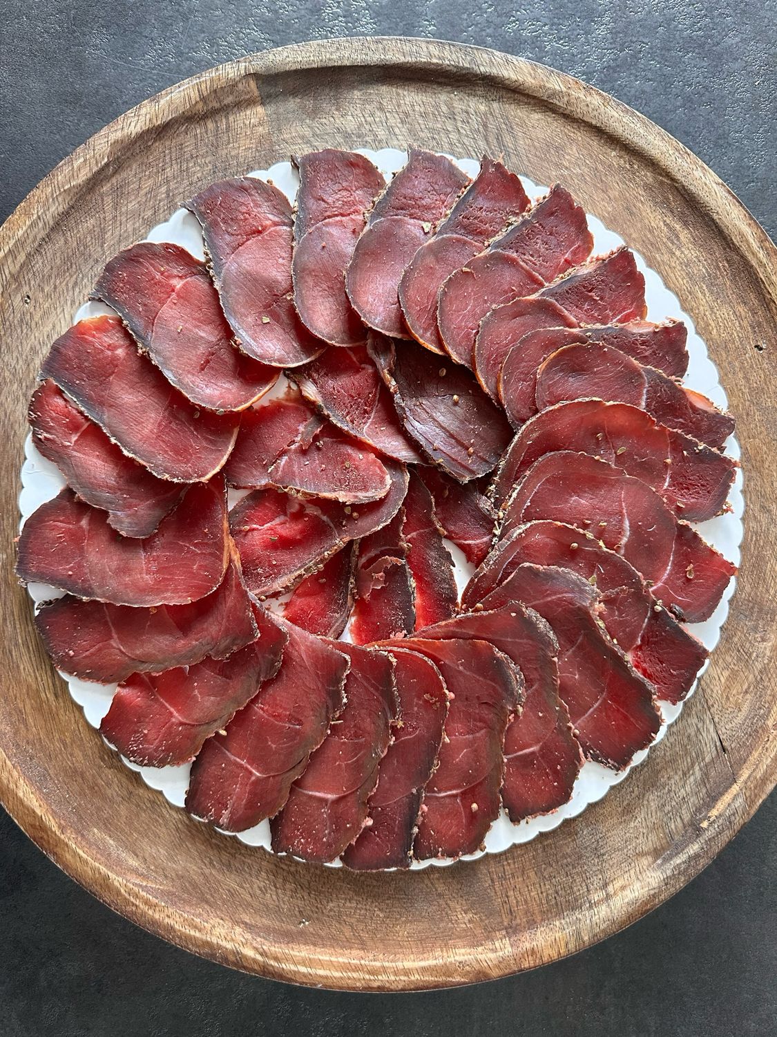 PLANCHE DE  JAMBON SANGLIER SAUVAGE DES VOSGES TRANCHÉ- 200GR -