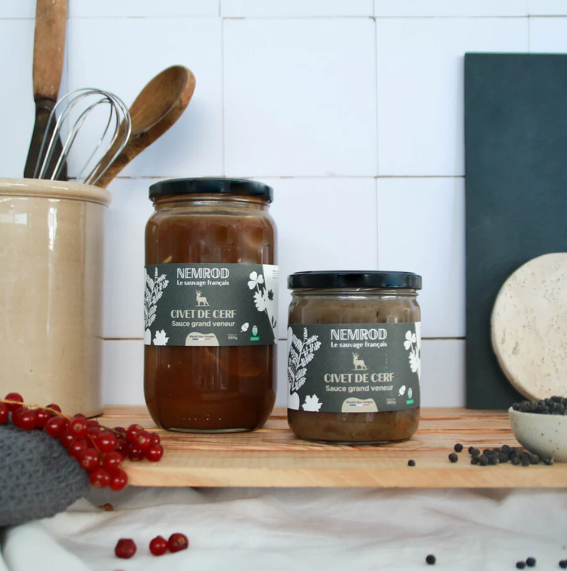 LE CIVET DE CERF SAUCE GRAND VENEUR - 750gr