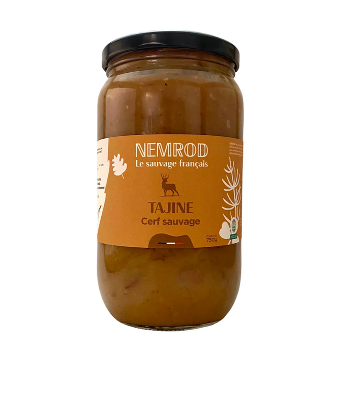 TAJINE DE CERF SAUVAGE  - 750gr