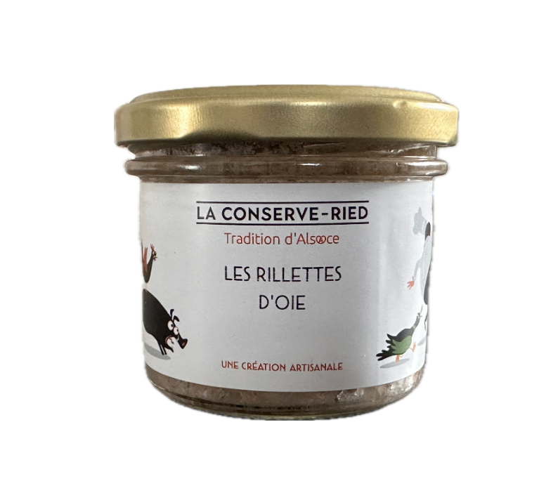 LES RILLETTES D&#39;OIE - 90gr