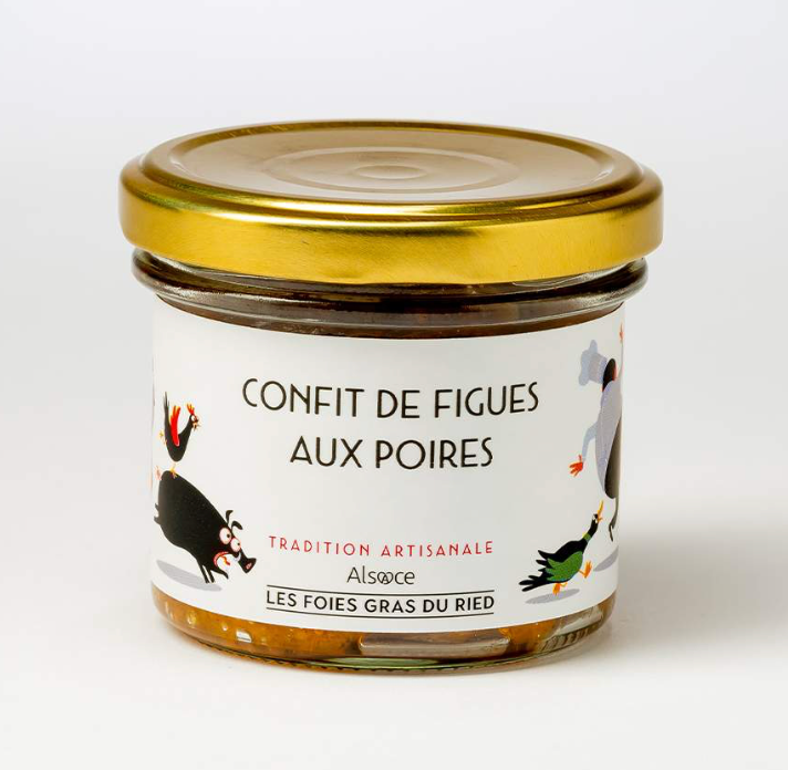 CONFIT DE FIGUES ET POIRES- 100g