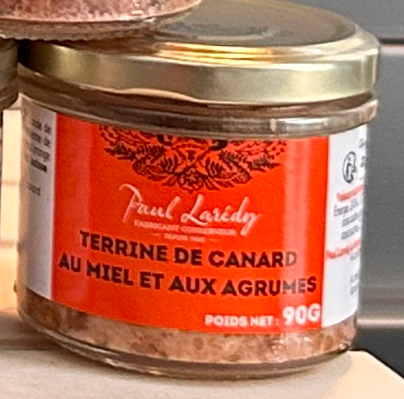 LA TERRINE DE CANARD AU MIEL ET AUX AGRUMES - 90GR