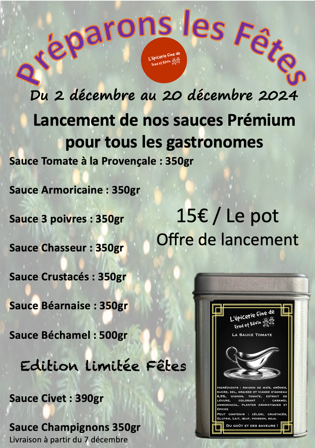 LA FOLIE DES SAUCES PREMIUM