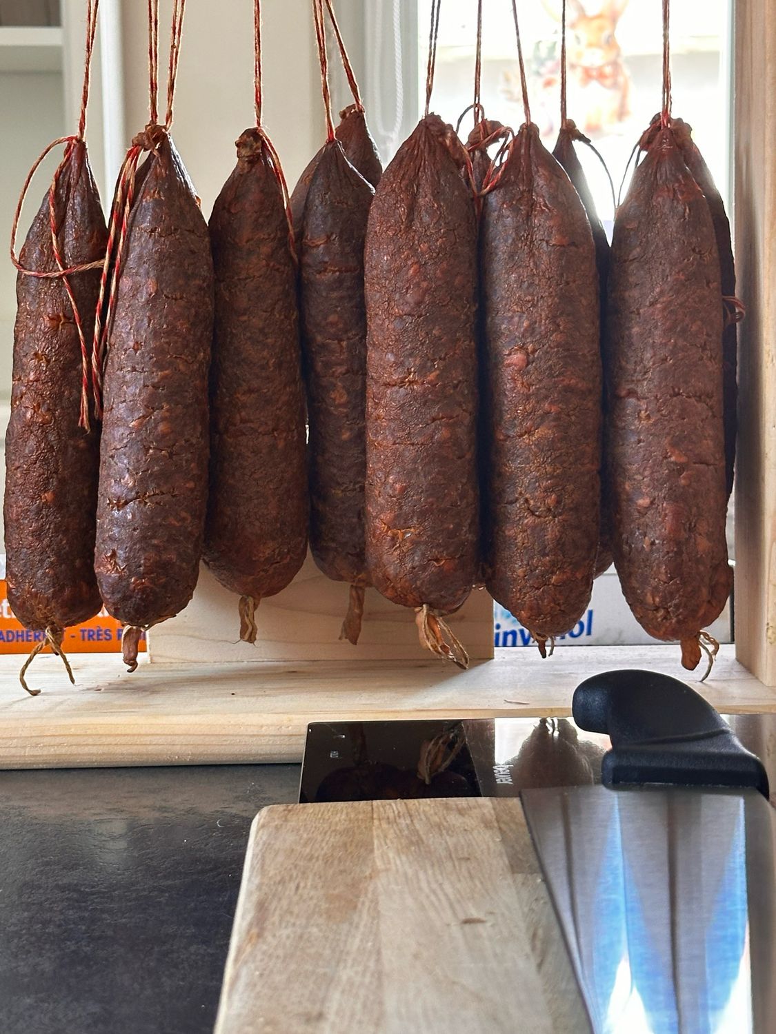 SAUCISSON ARTISANAL PREMIUM FUMÉ AU COMTÉ MARCEL PETITE - 300gr