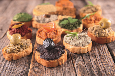 LES TARTINABLES VEGETARIENNES