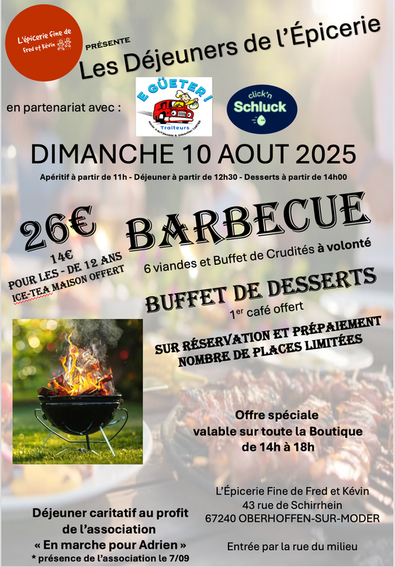 BARBECUE A VOLONTÉ - ENFANT - 10 AOUT