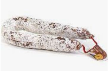 SAUCISSON SEC COURBE ATTACHEE A LA MAIN - 450gr