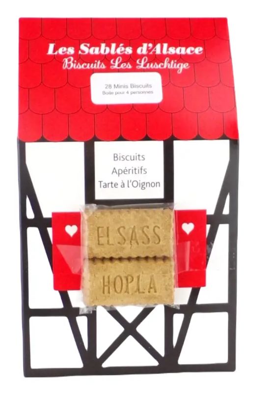 LES SABLES D'ALSACE : LES MAISONNETTES 150gr SUCRÉE