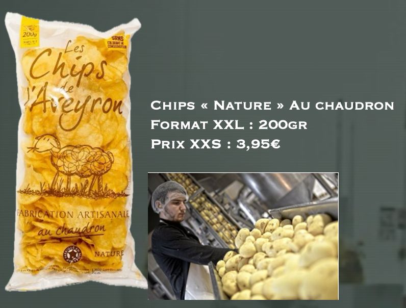 CHIPS NATURE AU CHAUDRON