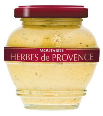 MOUTARDE FRANÇAISE - RECETTE AUX HERBES DE PROVENCE - 200g