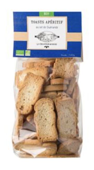 TOASTS APERITIF AU SEL DE GUERANDE BIO - 140gr