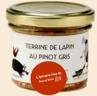 TERRINE DE LAPIN AU PINOT GRIS - 90g