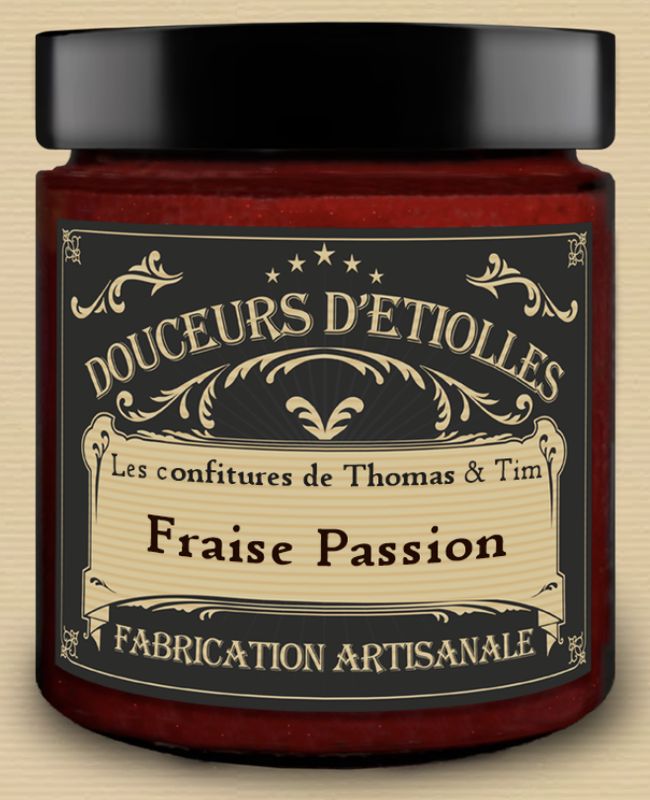 FRAISE - FRUIT DE LA PASSION - 220gr