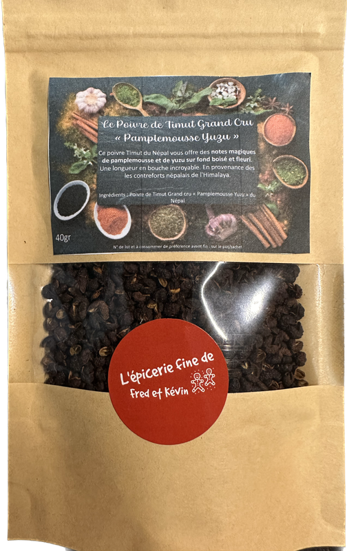 POIVRE DE TIMUT GRAND CRU - PAMPLEMOUSSE YUZU - 40gr
