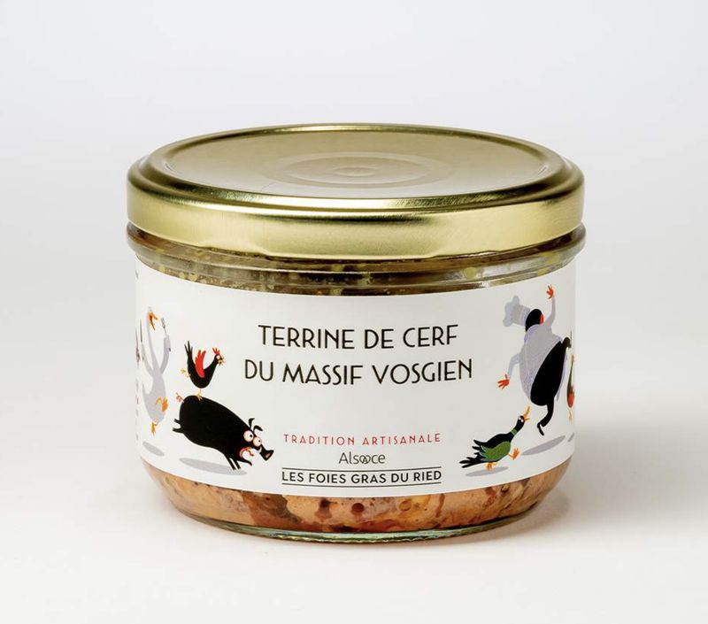 Terrine de cerf du massif vosgien - 180gr