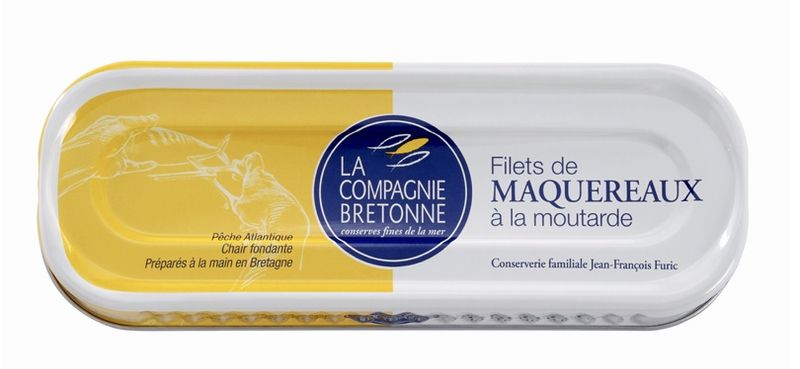 FILETS DE MAQUEREAUX A LA MOUTARDE - 169gr