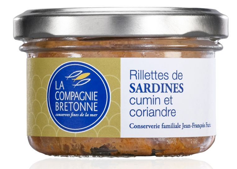 RILLETTES DE SARDINES CUMIN ET CORIANDRE - 90gr