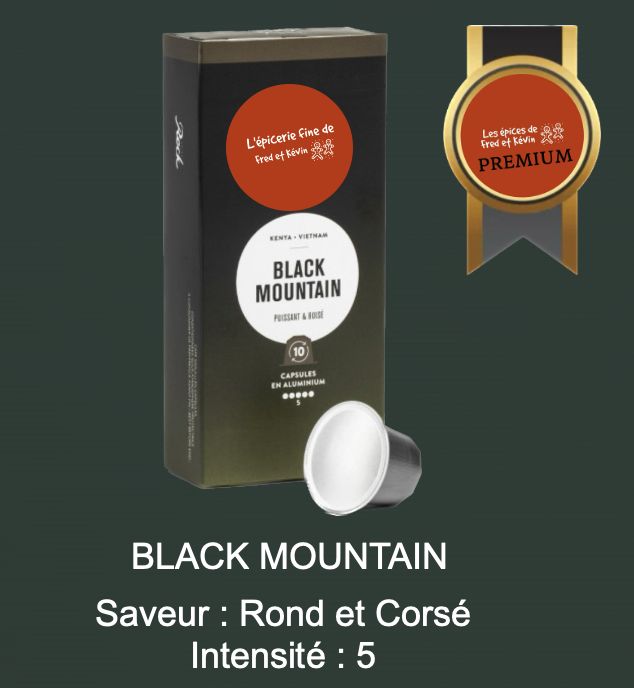 DOSETTE BLACK MOUNTAIN - Dosettes compatible Nespresso