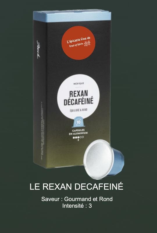 DOSETTE LE REXAN DECAFEINE - Dosettes compatible Nespresso