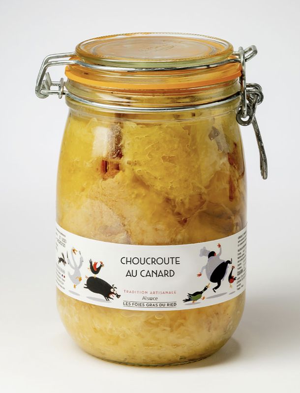 CHOUCROUTE AU CONFIT DE CANARD - 900GR