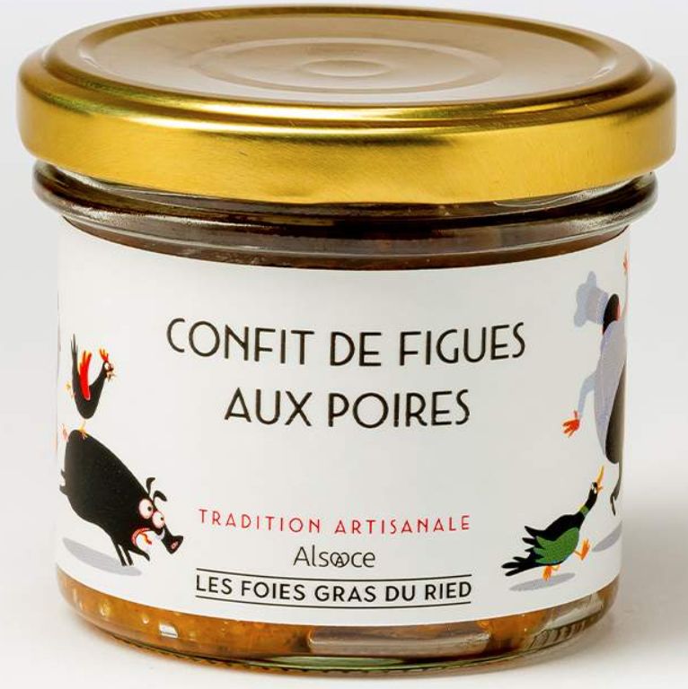 CONFIT DE FIGUES AUX POIRES - 100g