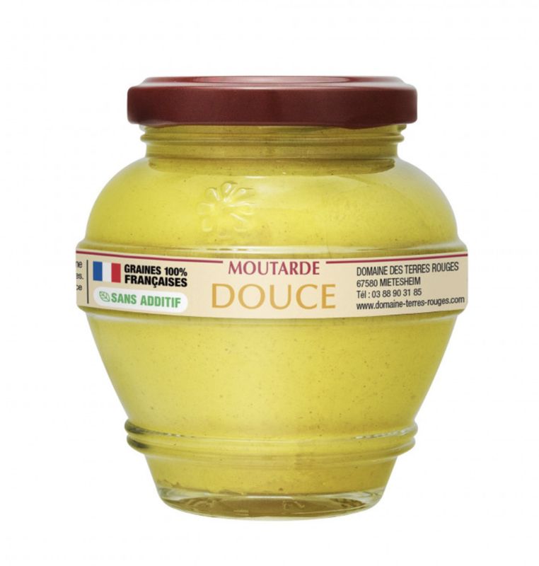 MOUTARDE FRANCAISE - RECETTE DOUCE - 200gr